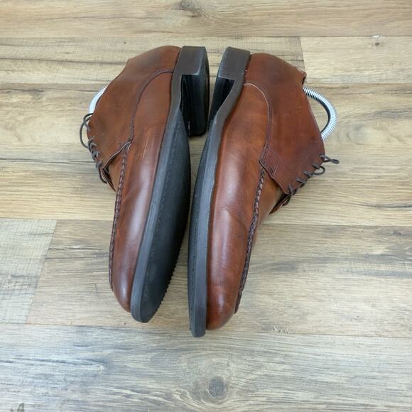 Allen Edmonds Size 9 Powell Mens Shoes Dress Oxfords Brown Leather Lace Up main image 4